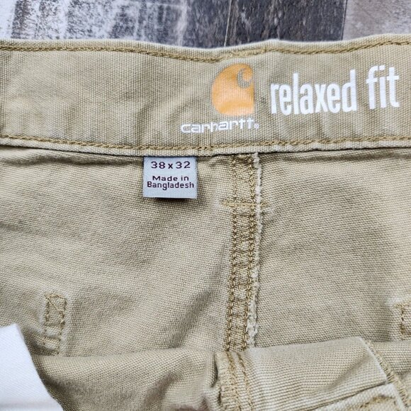 Mens Carhartt Rugged Flex Rigby size 38x30 Canvas Work Pants - Picture 4 of 10